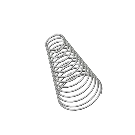 Approved Vendor Taper Spring, Lo= 0.281 , So= 0.125 , W= 0.01 G609989406